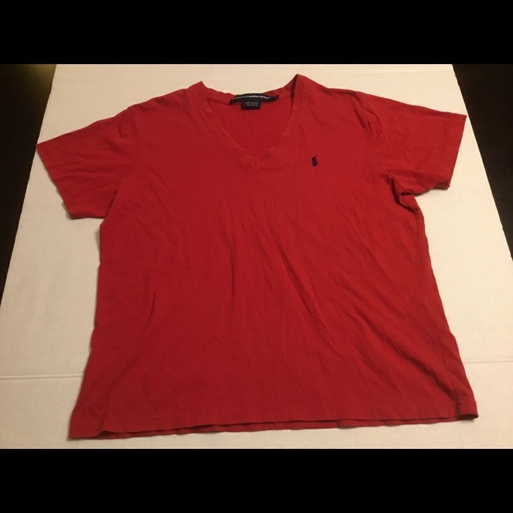 Polo Ralph Lauren Sport Women’s T-shirt Red Sz L
